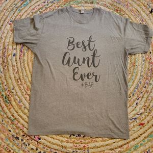 🌼5 for $25🌼 best aunt ever gray tshirt